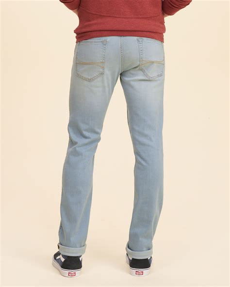 Lyst Hollister Skinny Jeans In Blue For Men