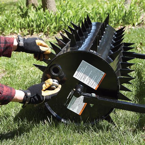 Strongway Drum Spike Lawn Aerator — 36inw 78 Spikes Northern Tool