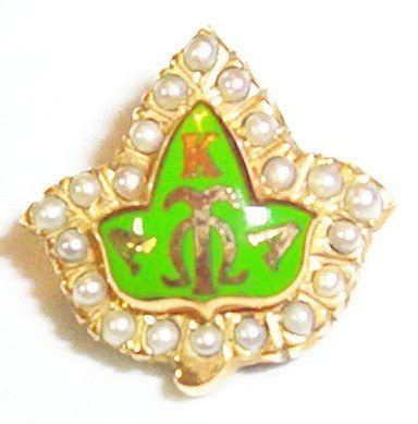 Vintage Alpha Kappa Alpha Sorority Pin K Pearl Ivy Gr