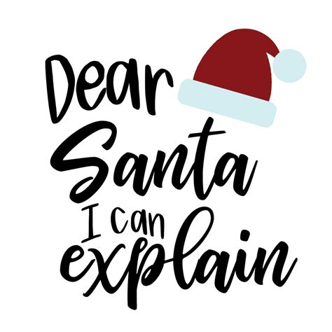 Download Free Dear Santa SVG Cut File | Craftables