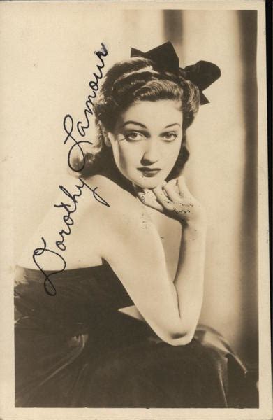 Dorothy Lamour Women Postcard