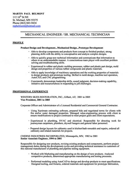 Customise the template to showcase your experience, skillset and accomplishments, and highlight your most relevant qualifications for a new engineering technician job. Mechanical Engineer Resume
