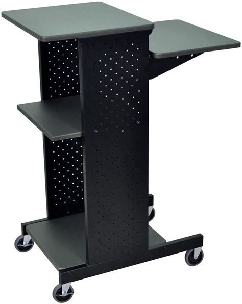 Wheeled Laptop Stand Mobile Computer Desk