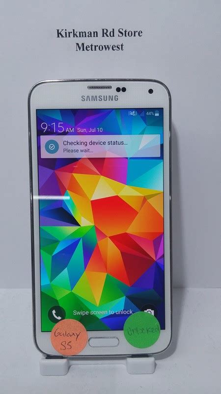 Samsung Galaxy S5 Gsm Unlocked White Cell Phone Repair Computer
