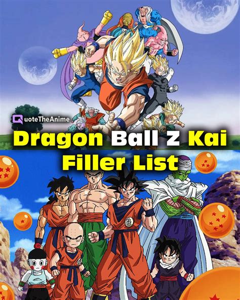 Dragon Ball Z Kai Filler List Kiwidarelo