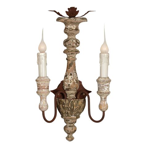 Wall sconce lighting wall sconces wooden chandelier metal garden art modern light fixtures leaf design ferns wall lights leaves. Pair Lafayette French Country Rustic 2 Light Wall Sconces ...