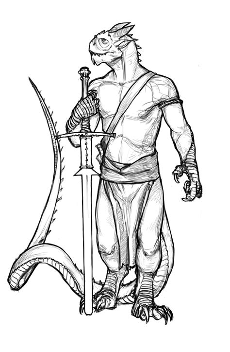 Dnd Character Coloring Pages Coloring Pages
