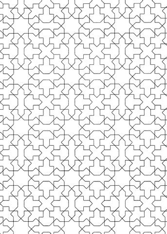 We have collected 39+ islamic art coloring page images of various designs for you to color. Islamic Pattern coloring page | Free Printable Coloring Pages
