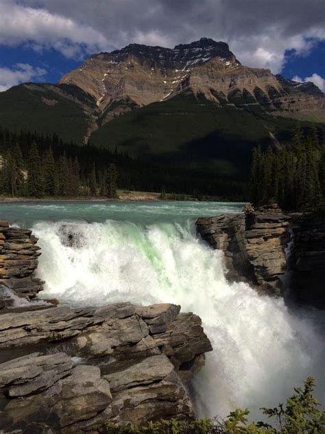 Athabasca Falls Alberta Canada — By Mirjana Zarnec Canada Travel