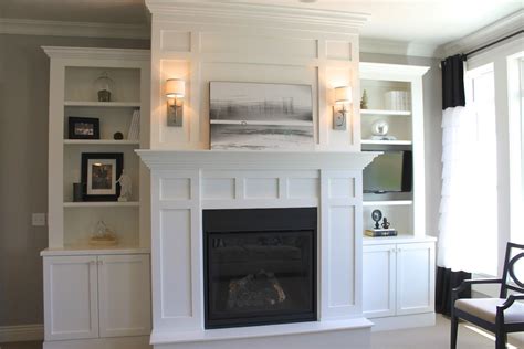 Fireplace With Bookshelves On Each Side Ideas Built In Bookcases