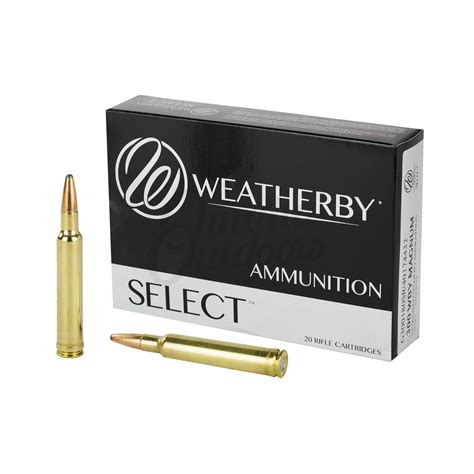 Weatherby Select 300 Wby Mag 180 Grain Norma Spitzer 20 Rounds Omaha