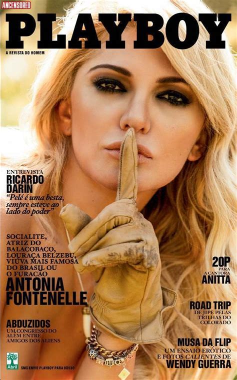 Nackte Antonia Fontenelle In Playboy Magazine Brasil