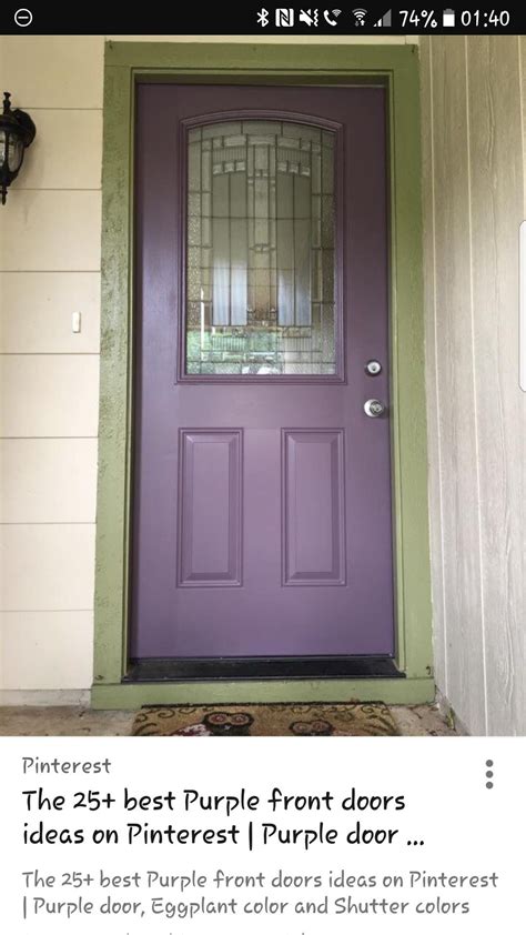 Purple Front Doors Purple Door Painted Front Doors Front Door Colors