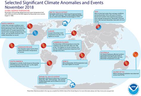 Global Climate Report November 2018 State Of The Climate National