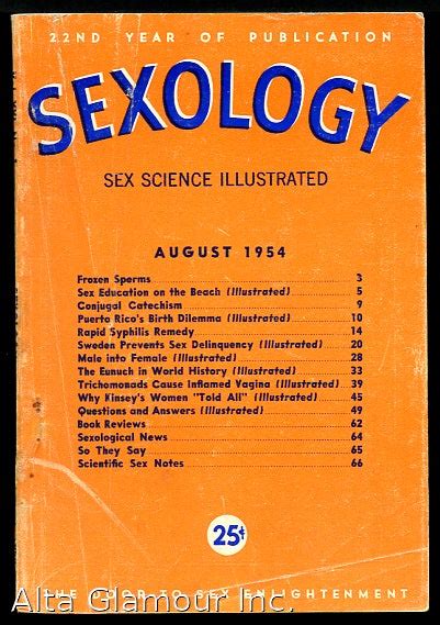 Sexology Sex Science Illustrated Vol 21 No 01 August 1954