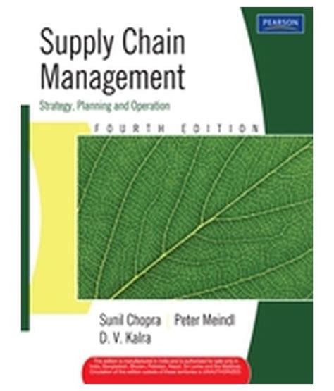 Supply Chain Management 4e Buy Supply Chain Management 4e Online