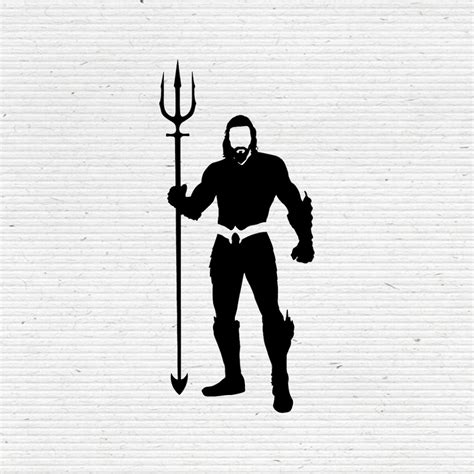 Aquaman Silhouette Svg Png And Dxf Cut Files Etsy