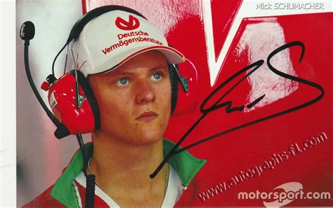 Autographs F Mick Schumacher