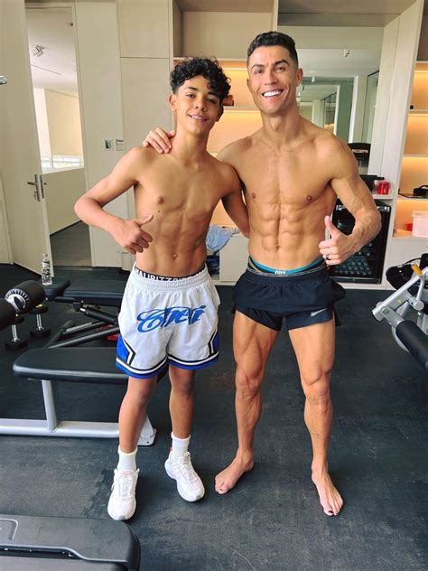 football fans erupt over detail in cristiano ronaldo s instagram uploads cristiano jr daily