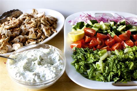 Chicken Gyro Salad Say Yes