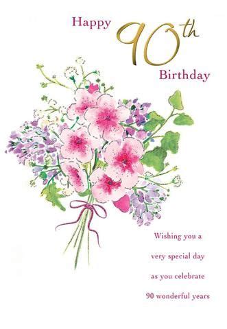 A 90th birthday is a major milestone, and it deserves to be celebrated. 90th Birthday Card Female (90th birthday card, 90th birthday card for a woman) | Greeting Cards ...