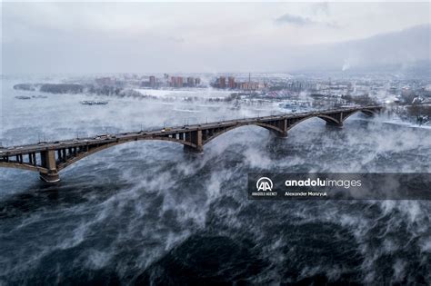 Yenisey River In Russias Krasnoyarsk Anadolu Ajansı