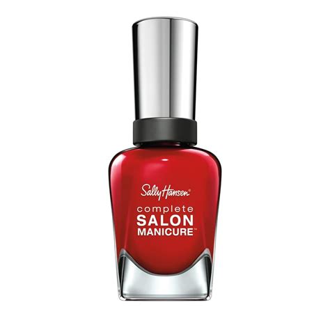 sally hansen complete salon manicure nail color red my lips