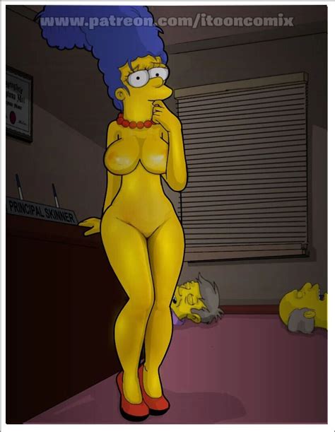 Post 4799547 Comic Itooneaxxx Marge Simpson Seymour Skinner Superintendent Chalmers The Simpsons