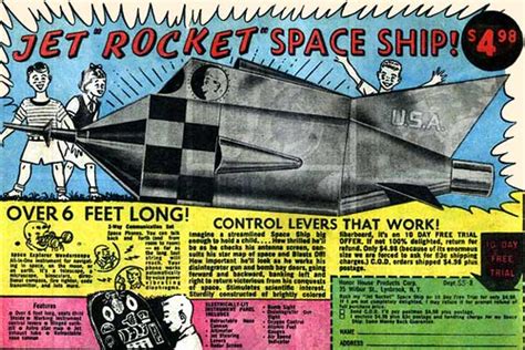 Jet Rocket Space Ship Comic Book Ad Boy If You Had This Yo Flickr
