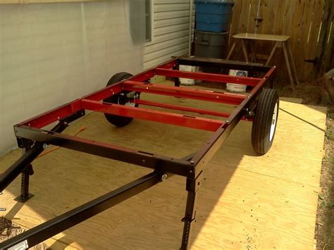 4x8 Trailer Assembled And Ready For The Camper Teardrop Camper Home