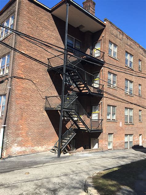 Steel Fire Escapes Cleveland Ohio Upright Steel Inc