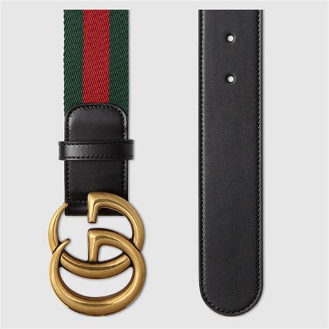 Gucci Web Belt With Double G Buckle Gucci Web Belt Belt Metal Belt