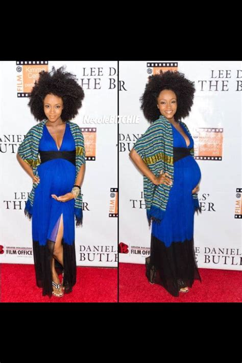 So Yaya Dacosta Is Pregnant And She Looks Fabulous Naturalhair