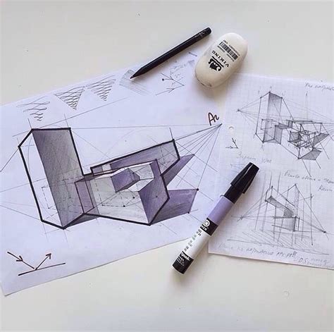 Sombras And Perspectivas Architecture Design Sketch Architecture