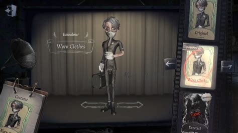 My Worn Clothes For Embalmer 😍 Identity V Official Amino