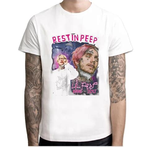 Lil Peep Rapper T Shirt 2018 Hip Hop Crybaby T Shirt Printing Rap Lil