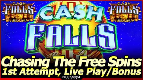Cash Falls Huo Zhu Slot Machine First Attempt With Live Play And
