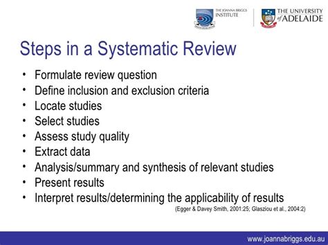 Qualitative Literature Review Definition - Systematic Reviews: What is ...