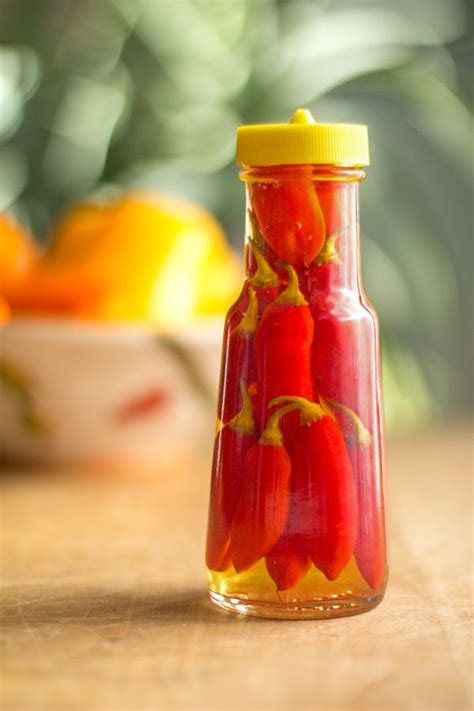 When to pick banana pepper: Olive Brine Hot Pepper Sauce | MJ's Kitchen