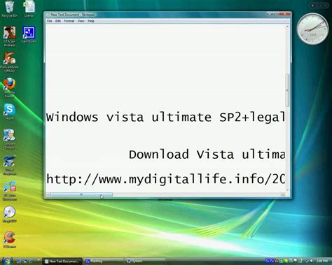 Windows Vista Ultimate Sp2 Youtube