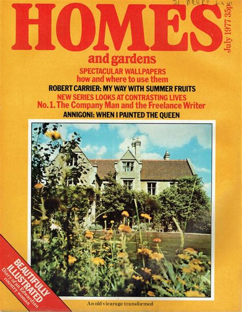 Homes And Gardens Uk Magazine July 1977 Vintage And Modern Birthday