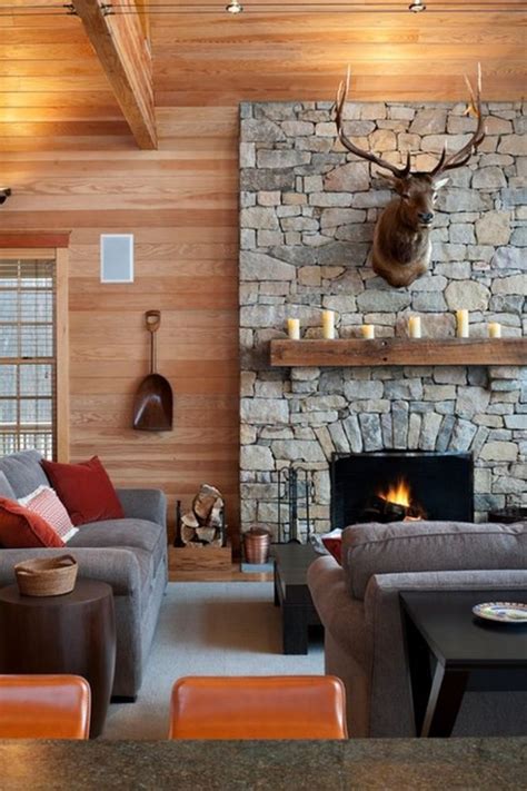 30 Most Warm Decorations For Your Rustic Fireplace Talkdecor