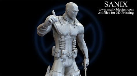 X Men Diorama Deadpool 3d Model For 3d Printing Malix3design