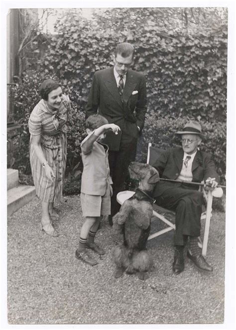 Three Generations Of Joyces James Joyce Seated Giorgio Standing And