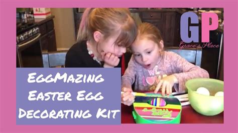 Eggmazing Easter Egg Decorating Kit Graces Place Youtube