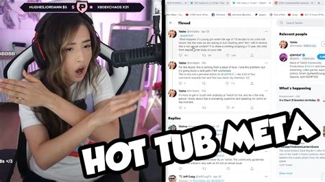 Pokimane React To Hot Tub Stream Meta On Twitch Stream Moments Broccoli Tv Youtube