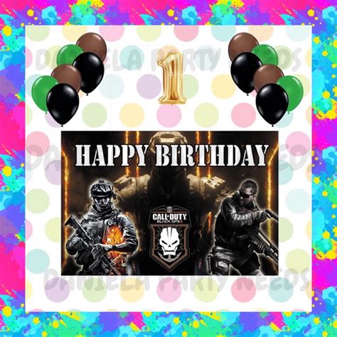 Diy Call Of Duty Party Ideas Call Of Duty Birthday Decorations Call