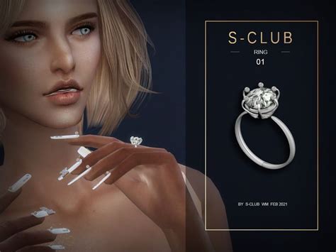 S Club Ts4 Wm Ring 202101 Sims 4 Sims 4 Piercings Sims