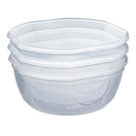 Sterilite Ultra Seal 47 Qt Plastic Food Storage Bowl Container W Lid