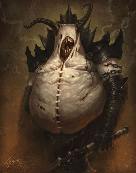 Pin By Nathan Storm On Glutton With Images Fantasy Monster Dark